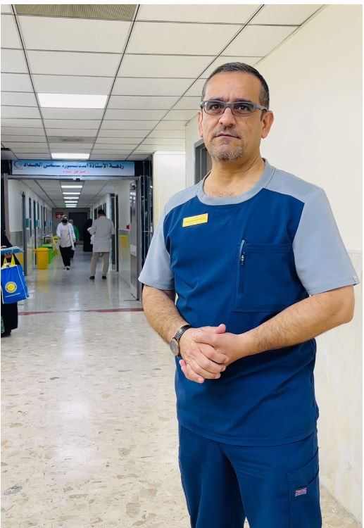 On 12 May every year, we celebrate the remarkable contributions of nurses in Iraq & worldwide. Among them is Mushtaq, a paediatric nurse at Paediatric Haematology & Oncology Centre at Childre’s Welfare Teaching Hospital, Medical City, Baghdad. more in: rb.gy/92zknk