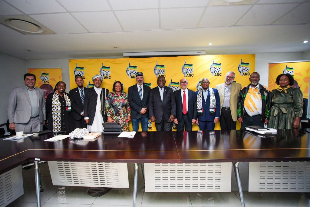 This afternoon the African National Congress (ANC) National Officials led by ANC President, Comrade Matamela Cyril Ramaphosa also met the International Union of Muslim Scholars, the United States Council of Muslim Organisation and the European Muslim Council who are in South…