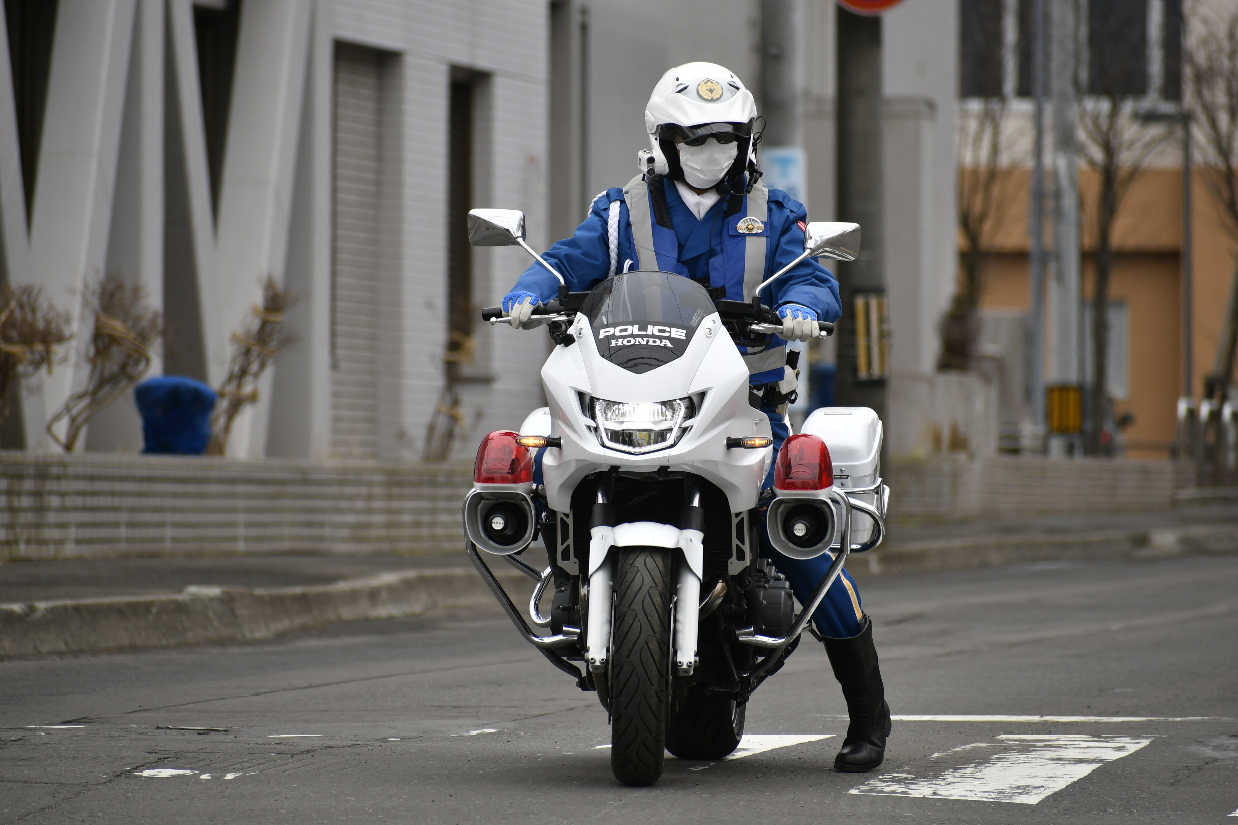 白バイ　ロング丈　シモン　交通機動隊 画像ギャラリー】【元白バイ隊員が教える、おすすめアイテム
