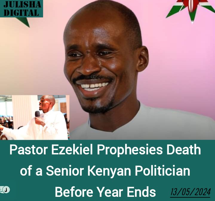 NEWS UPDATE 

Pastor Ezekiel odero prophecies d3ath of a senior Kenyan Politician before year ends