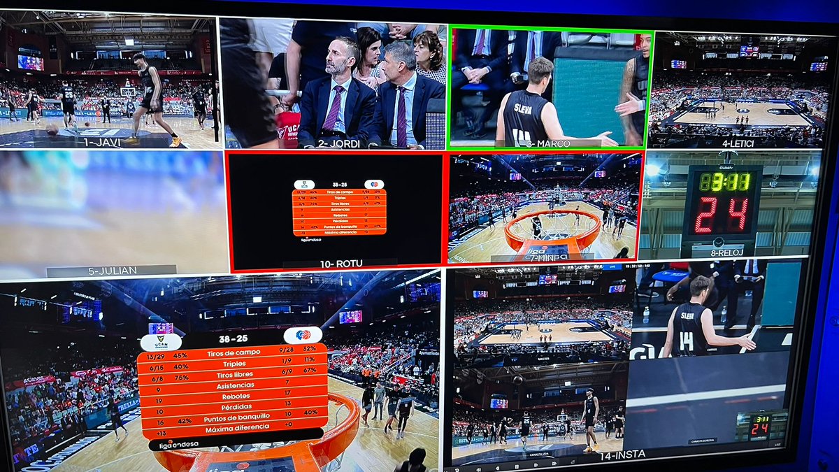 🛻 Fue un placer, de nuevo, colaborar con TBS con nuestro servicio de Unidad Móvil para llevar hasta @MovistarPlus el partido @ACBcom entre @ucammurcia y @cbbreogan 🏀📡

¡Gracias una vez más por la confianza! 

Somos #SinopsisVuvuzela 💛🤍 @live_vuvuzela

#LigaEndesa