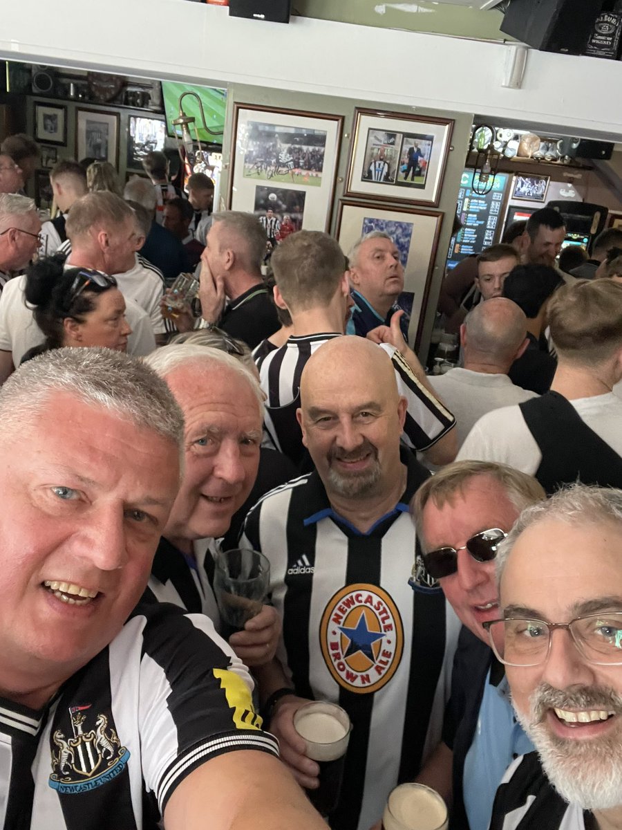 Great way to end the season, sun was shining, few beers in the @theberrypub and met some great lads. Roll on next season. #NUFC