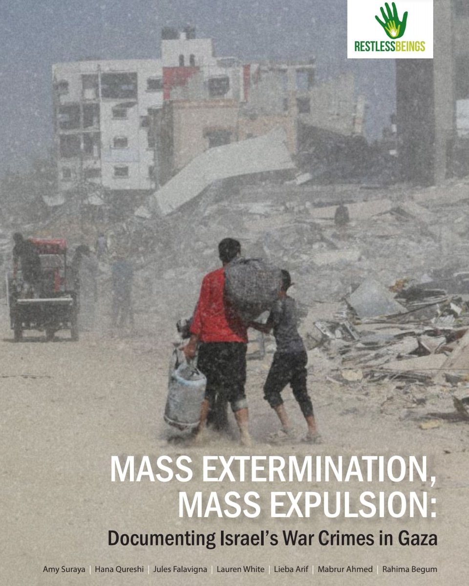 We launch our 5 month long research report in Parliament this afternoon. It follows 753 Israeli attacks on civilian infrastructure in Gaza. The report calls for UK ARMS EMBARGO. 
Please DM us if you are a journo and would like to attend