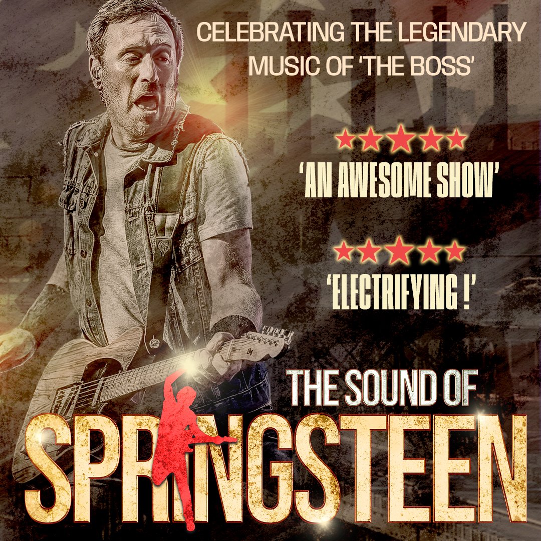 Celebrate 40 years since the iconic ‘Born in the USA’  album was first released with the world-class theatre production  The Sound Of Springsteen. Experience the pure rock ‘n’ roll euphoria of Bruce Springsteen as this outstanding show brings his iconic sound to life taking