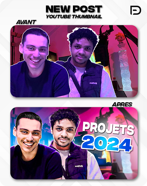 Nouveau post !

Et gros taf pour rattraper la colorimétrie de base... 😅

📹 "Nos projets 2024"

💗Like et 🔁RT appréciés !

#miniamaker #thumbnails #miniature #youtube