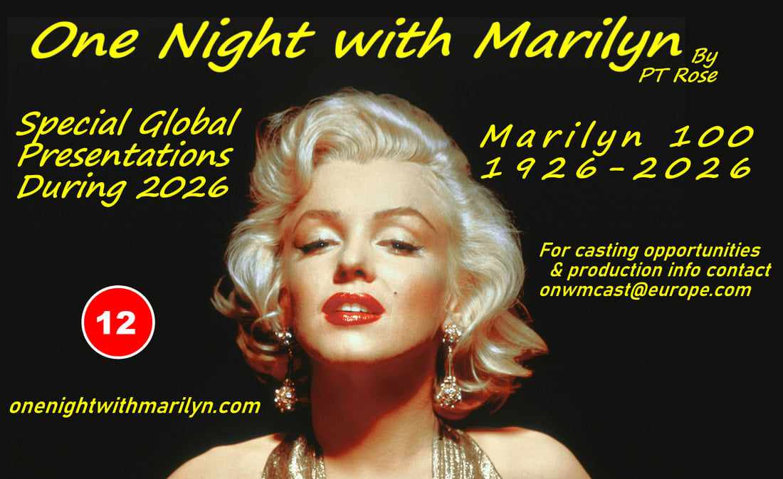 I will be producing a very special Marilyn Monroe Centenary production of 'One Night with Marilyn' to open on her 100th birthday June 1st 2026 in London at the Drayton Arms Theatre. Casting is now officially open. Karenxxx