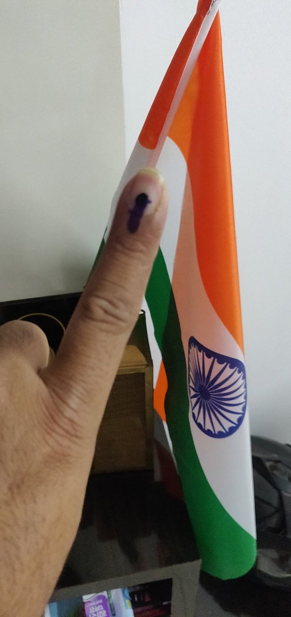 Voted for a great nation, for a atmanirbhar and viksit Bharat 🫡🇮🇳