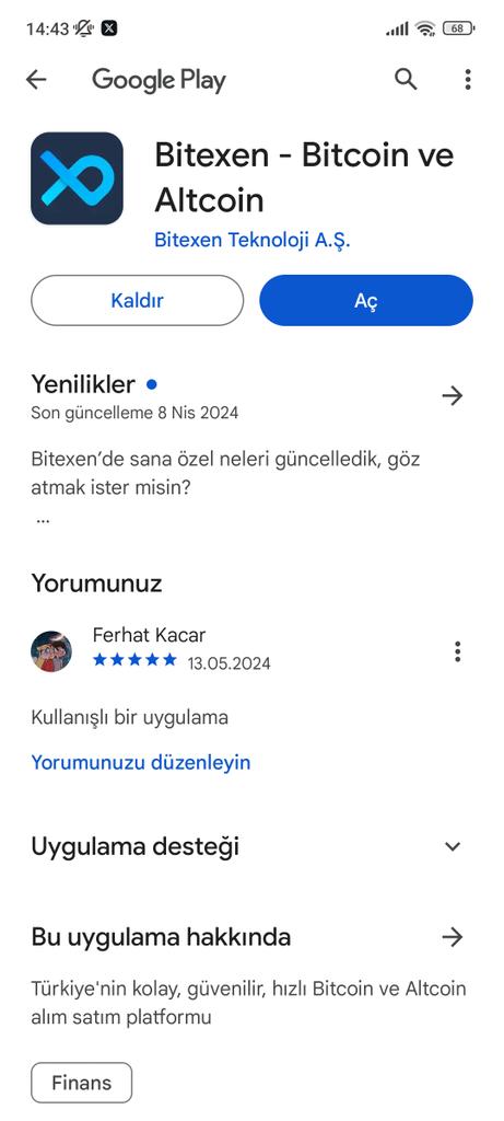 Ferhattkacar's tweet photo. @bitexencom https://t.co/N2QTKSq487
