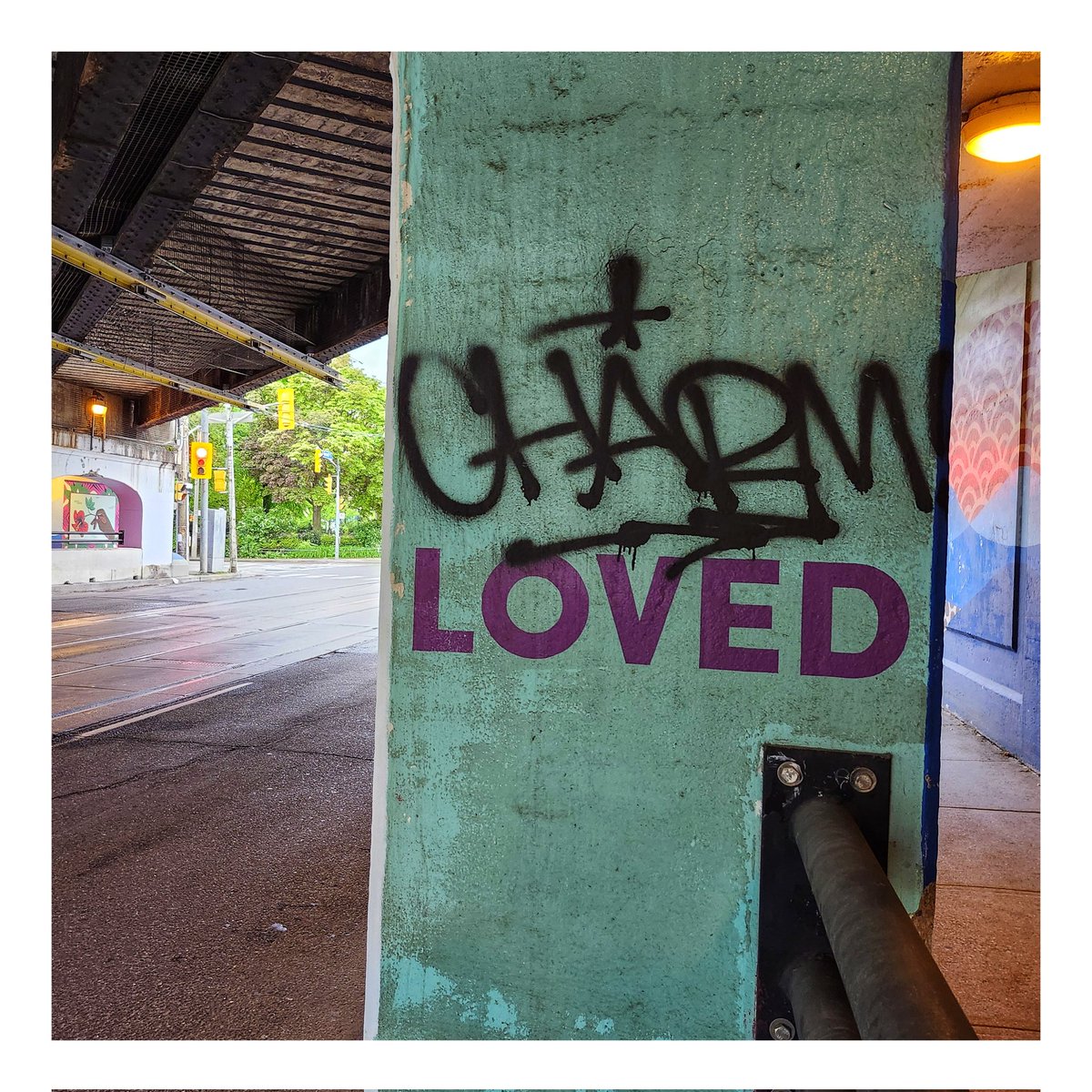Loved, yet defaced. #Toronto #Riverdale #GerrardStreetEast #PublicArt #Photography