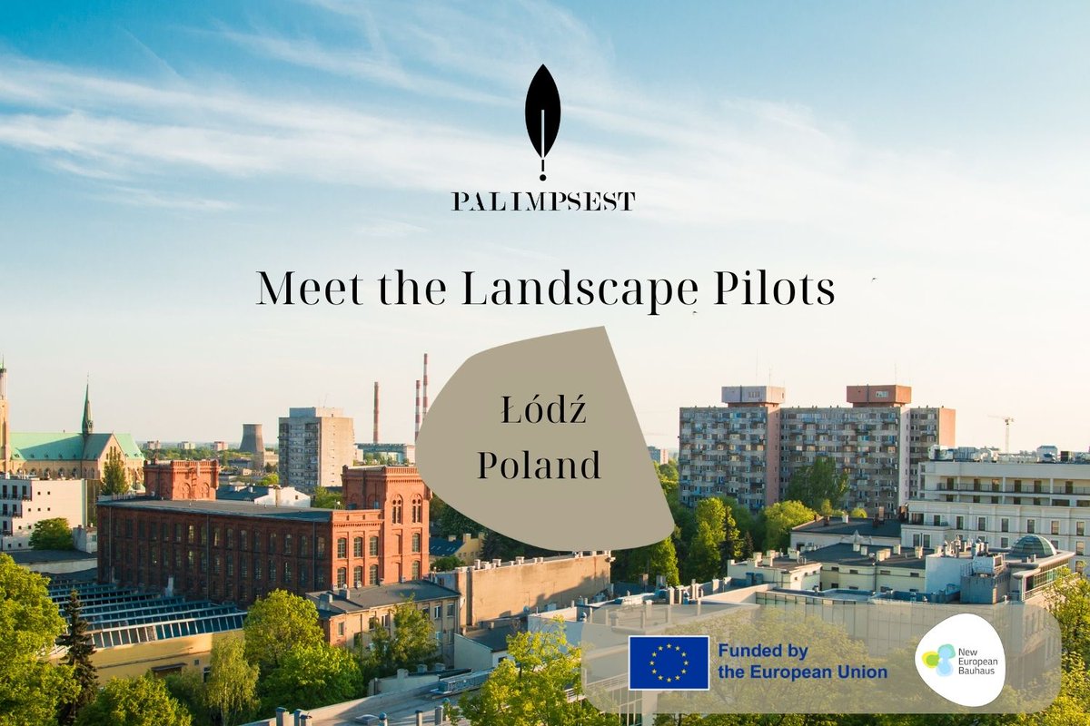 ✨Meet #Łódź and learn more about its challenges and the actualization of the proposal 'Freedom Flow. Be like water” which aims to tackle them through a Residential Workshop, organized on 17-14 of May! 
👉Learn more at go.iccs.gr/prj3bdg
#PALIMPSEST #EU #NewEuropeanBauhaus