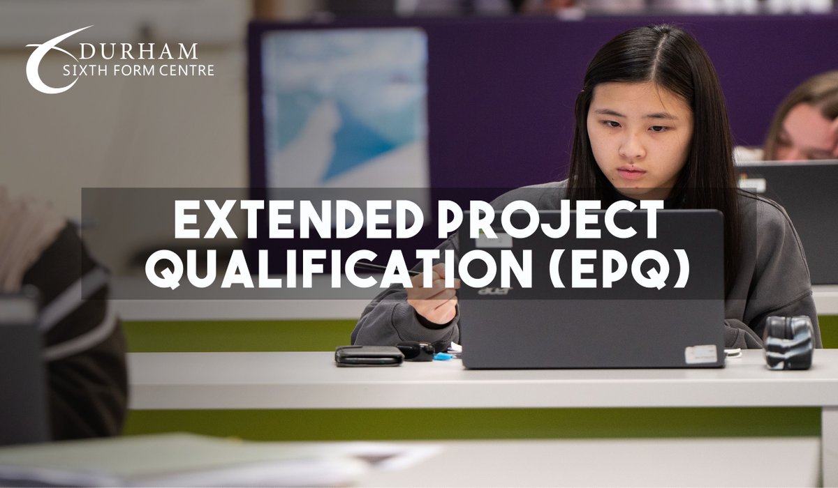 EPQ: The EPQ is an additional qualification which is made available to some students to complete alongside their existing Level 3 courses in Year 13. If you meet the criteria listed to be eligible express interest by Monday 20th May.
