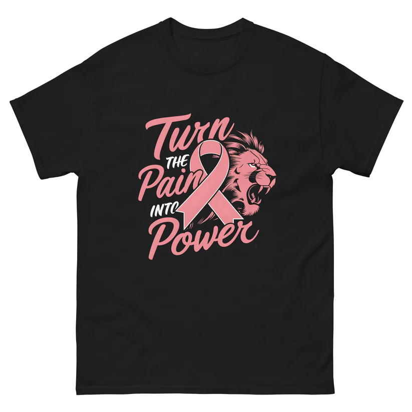 Empower yourself and raise awareness with our 'Turn the Pain into Power' Cancer Awareness Shirt. simpleeapparelstore.com/products/turn-… #Cancer