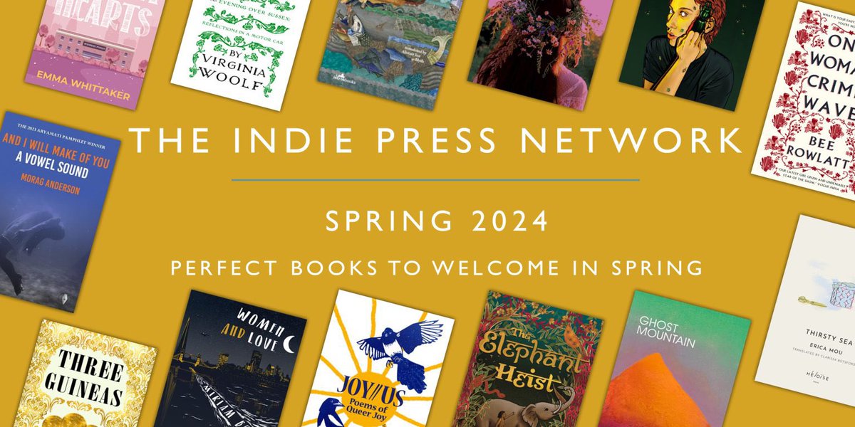If the bank holidays and warm weekends have got you in the mood… here’s a round-up of some of the best springtime reading, as nominated by our presses! indiepressnetwork.com/spring-reading… 📚 @bookshop_org_UK: uk.bookshop.org/lists/spring-r… #BookRecommendations #BookTwitter #readingcommunity