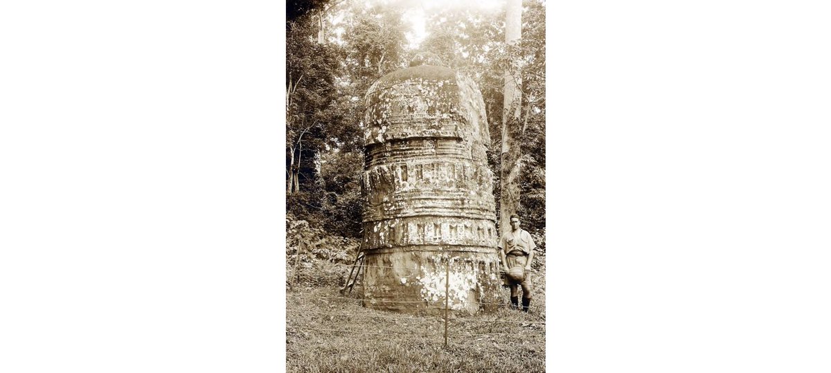 This carved ancestral stone was photographed in 1920 by anthropologist and SOAS academic, JP Mills. He studied the Naga people in India for 40 years - find out more here: library.soas.ac.uk./Collection/PP_MS_58/CollectionDescription#tabnav #EYAScience