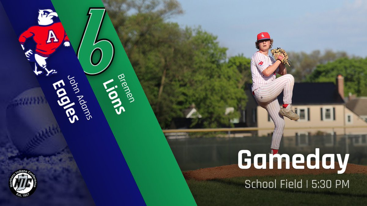 JAEaglesSports's tweet photo. Baseball celebrates Senior Night. Come out and cheer the Eagles on!
⚾️🦅🔴⚪️🔵⚾️
⚾️John Adams vs Bremen
🎉Senior Night!
📍School Field
🕠5:30 PM
🎟️Tickets - $6.00 https://t.co/4jaimBTrDN