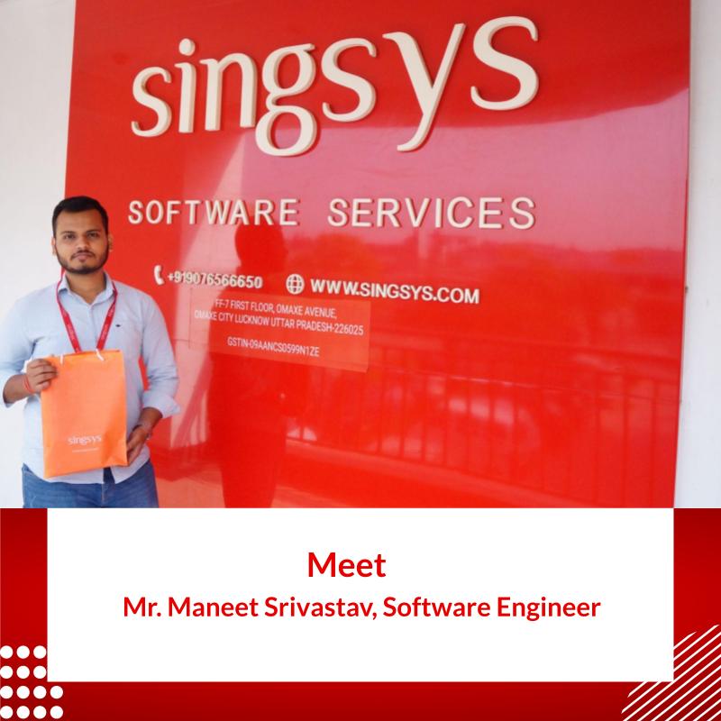 Congratulations on joining our team Maneet Srivastav
Your experience and skills can help our team set new
benchmarks. We hope you shine in your new role and make
beautiful memories. Looking forward to working together
#WelcomeOnboard  #SoftwareDevelopment
#Team #Singsys