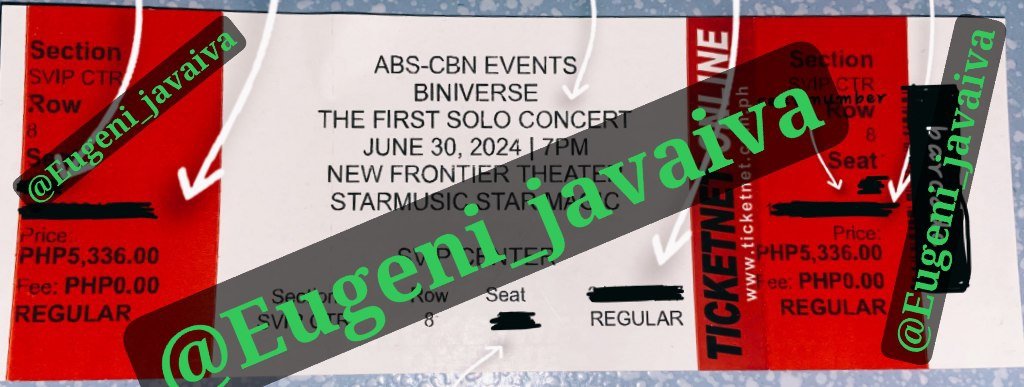 Eugeni_javaiva's tweet photo. Wts/Lfb want to sell BINIverse
The first solo concert📍
✅4 SVIP TICKETS 🎫🎫
✅VIP 🎫
✅1 BALCONY RIGHT🎫🎫
🔥Original price💰
dm me  📩 
#BINI #ABSCBNEvents #StarMusicPH #BINIverse #TheFirstSoloConcert #BINIverse_TheFirstSoloConcert #biniversetickets #soldout #biniverseconcert https://t.co/VjDwQRZQ11