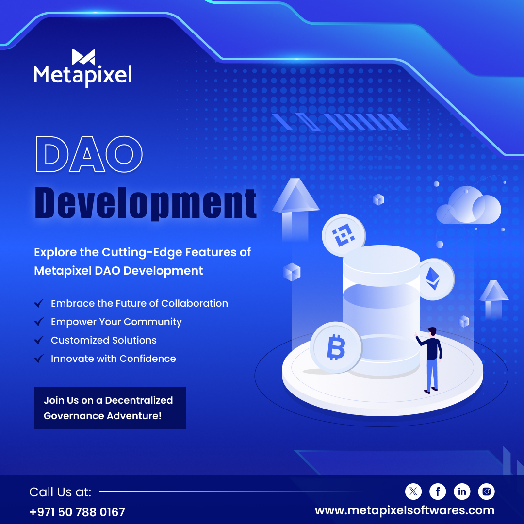 Meta_pixels's tweet image. 🌟 Dive into the future of decentralized finance with #MetaPixel! 🚀 Our expert team is here to guide you through #DAOdevelopment, making it simple and accessible for everyone. 💼 Ready to empower your projects with #blockchaintechnology ? Let's revolutionize together!