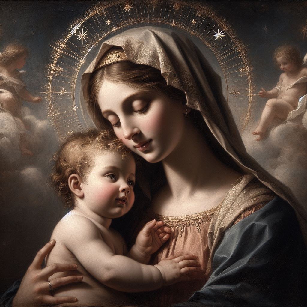Hail, Mary, full of grace, the Lord is with thee.
Blessed art thou amongst women
and blessed is the fruit of thy womb, Jesus.
Holy Mary, Mother of God, pray for us sinners,
now and at the hour of our death.
Amen.🙏🏼✝️

#mothermary #virginmary #holymary #hailmary