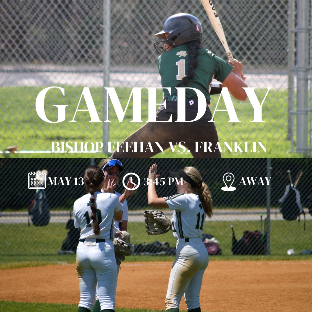 🤗happy gameday🤗 away at 3:45 against Franklin🤞🤞