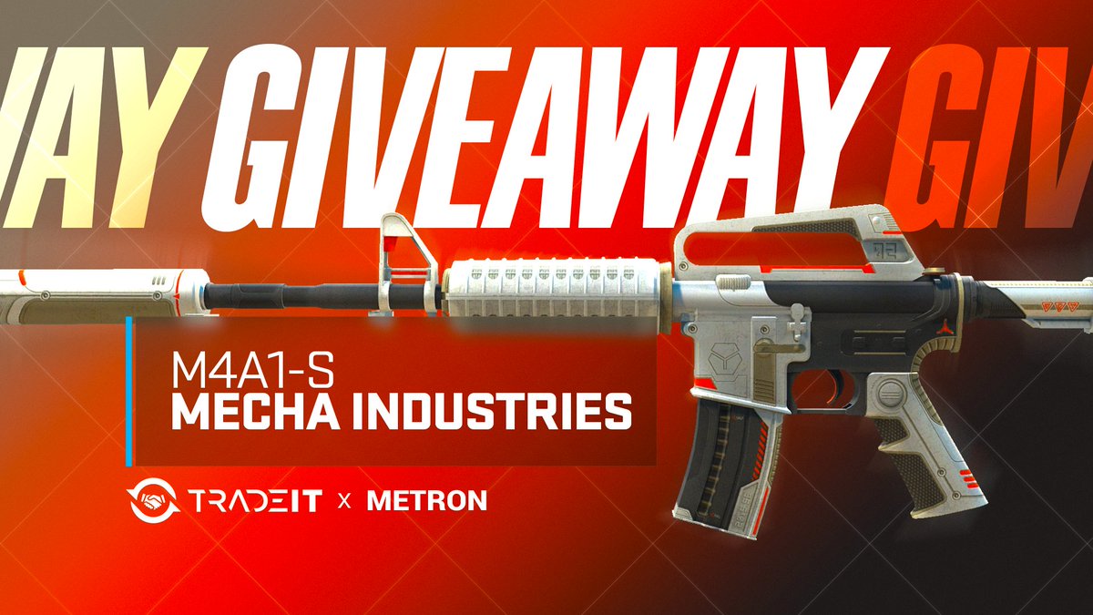🔴M4A1-S Mecha Industries Giveaway (~ $50)🔴

✅follow me & @tradeit_gg 
✅rt + tag 2 friends

🕒5 days!

🍀Good Luck!