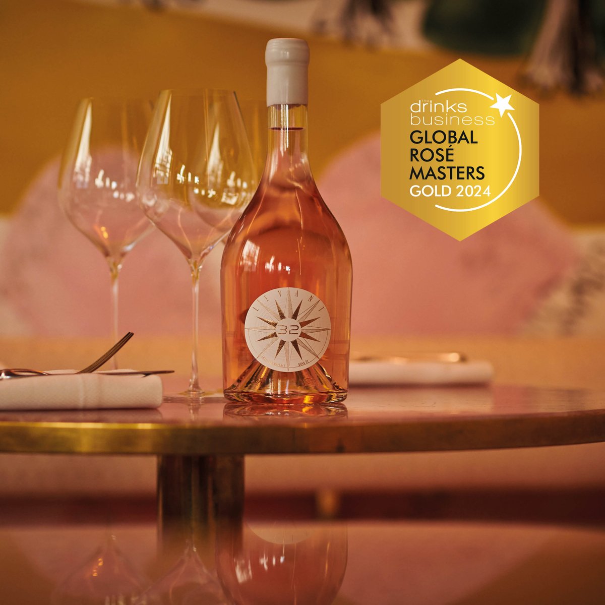 Quel plaisir de remporter la médaille d'or du prestigieux Global Rosé Masters 2024 sur notre cuvée Levant 2022. C'est une aventure qui réunit des hommes et des femmes dans travail long et passionné; de la terre jusqu'au restaurant étoilé. #thedrinksbusiness #gold2024