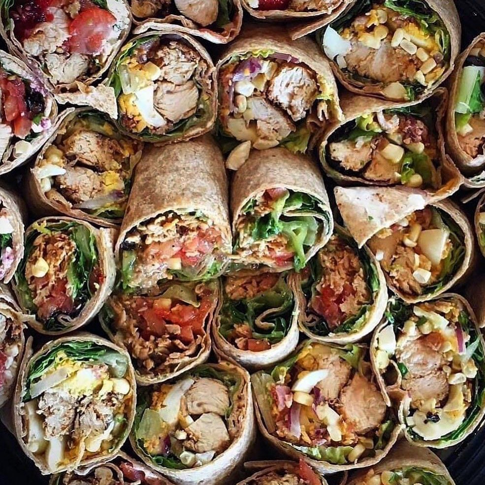Trays of our wraps or sandwiches are always a delicious addition to any gathering or celebration spread!! #urbancookhouse #eatfresh #catering #businesscatering #wraptrays #sandwichtrays #catering #eventcatering #boxedlunches #buylocaleaturban #urbancookhousecatering #uc