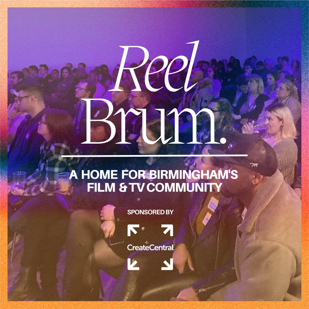 Just one week until our next Reel Brum event sponsored by @CreateCentralUK! Get your tickets now tickettailor.com/events/reelbru…