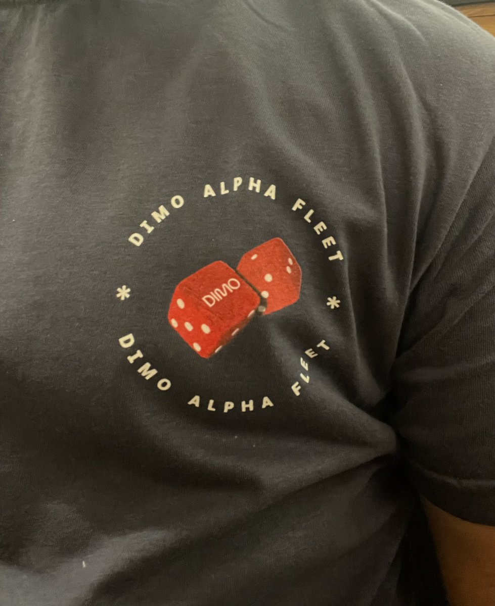 Rocking my  Dimo Alpha Fleet shirt while traveling at the airport! $DIMO @DIMO_Network @alexsrawitz #alphafleet #DePIN #Web3 #Polygon #PolygonNFTs