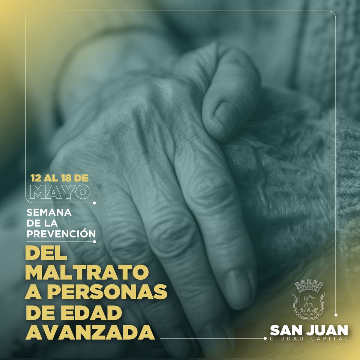 Cuidemos a nuestros viejos, ya ellos nos dieron sus mejores años, es momento de brindarles cariño apoyo y amor. #SanJuan #CiudadCapitalPR