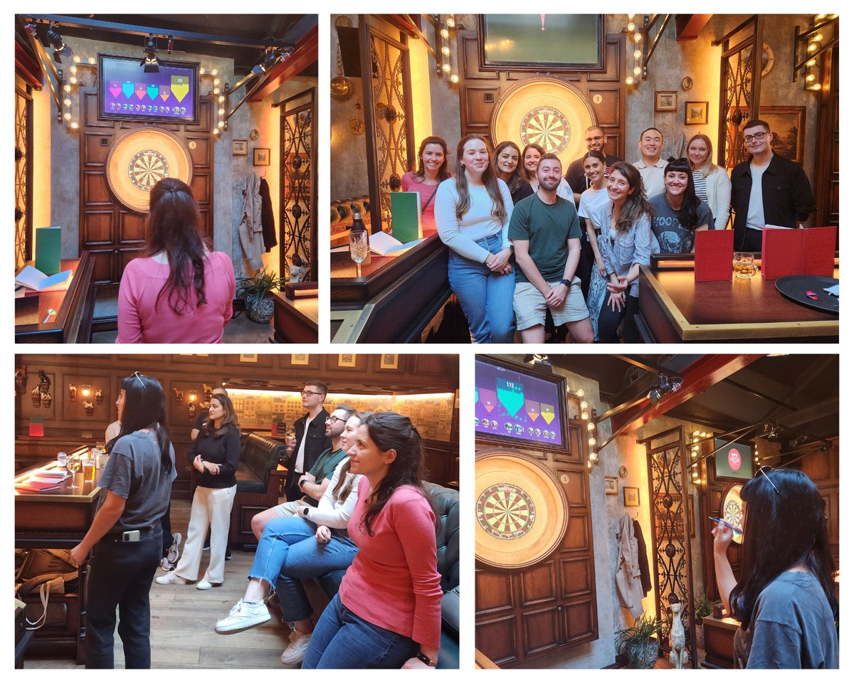 Our Medical Information team and MedComms colleagues recently enjoyed a game of darts at “Flight Club”. 
"The first rule of Flight Club is…you don’t talk about Flight Club…so here are some pictures instead…" 😊
#teamsocial #teamevent #medcomms #medicalinformation