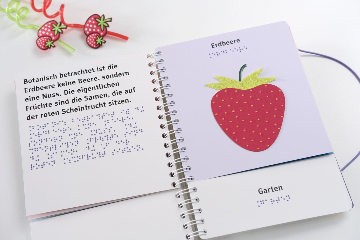 Unser neues tastbares Bilderbuch "Sommer ist ..." aus der Reihe „Klapperlapapp“ lädt ein, den Sommer mit all seinen Sinnen wahrzunehmen. Die tastbaren Illustrationen sind aus verschiedenen Materialien in Kombination mit Konturlack dargestellt: 

Zum Buch: dzblesen.de/shop/V011848-K…