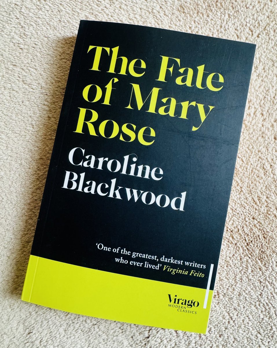 Monday #bookpost love 😍 #TheFateOfMaryRose by #CarolineBlackwood will be re-issued as a Virago Modern Classic in October 🕵️‍♀️ A child’s abduction sparks fear and paranoia, but one local mum is totally obsessed 🔎 Utterly intriguing! Can’t wait! Thanks ⁦@oliviajbarber⁩ 🙏