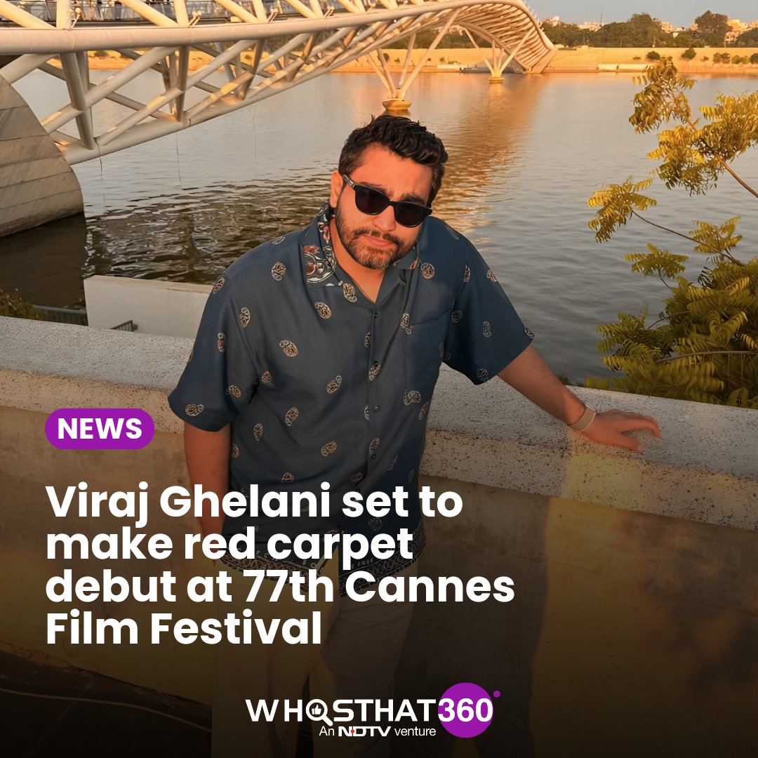 From Kandivali to Cannes, what a journey for Viraj Ghelani 👏

Viraj Ghelani is all set to make his red carpet debut at the 77th Cannes Film Festival, promoting his first Gujarati movie, Jhamkudi on an international level! 

#VirajGhelani #Jhamkudi #CannesFilmFestival #News
