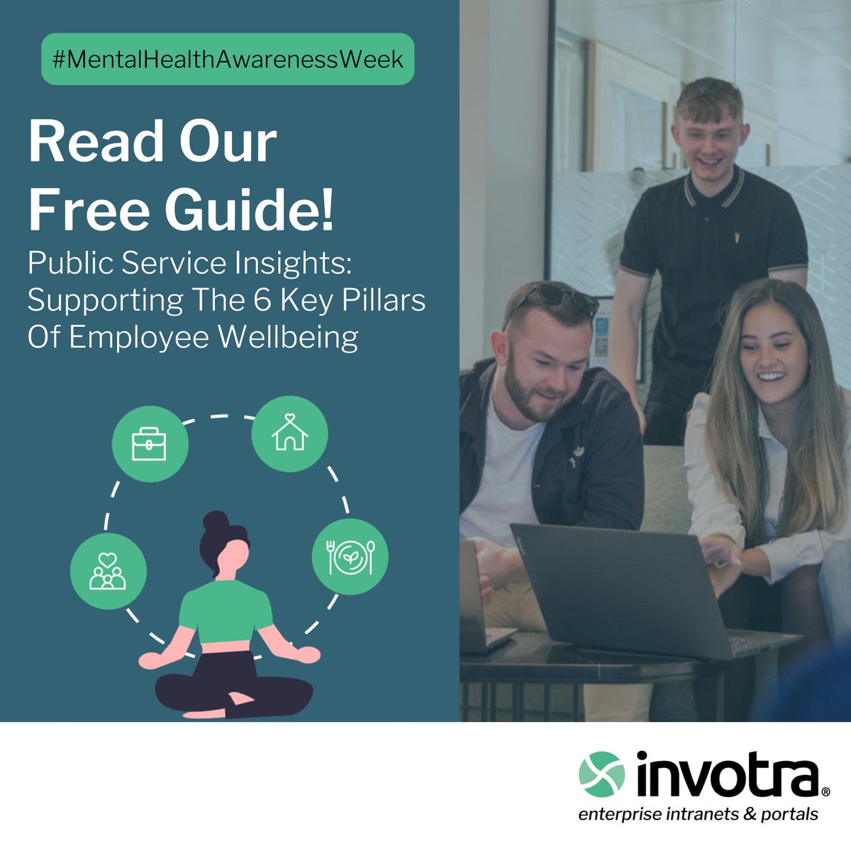 At Invotra, we believe that nurturing #MentalHealth is crucial. We help companies support their #EmployeesWellbeing by providing them with a supportive and #Inclusive digital environment.

Discover more by reading our FREE  guide: ⤵️
eu1.hubs.ly/H093Cr80