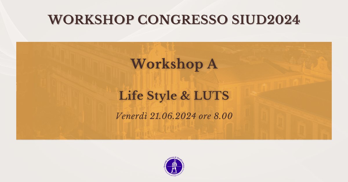 Scopri come la #gravidanza, la sindrome metabolica, l'#alimentazione e l'attività fisica possono influenzare la #salute del #pavimentopelvico nelle donne e negli uomini, partecipando al #workshop su #lifestyle & #LUTS durante il #SIUD2024 @cosimodenunzio M. Soligo S. Serni