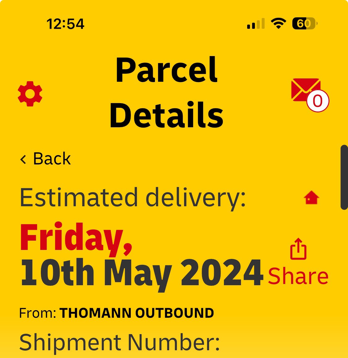 Guessing it hasn’t made it onto today’s lorry either then @DHLParcelUK @dhlexpressuk @DHLGlobal 

No update and no answers to my queries - what a shitshow 😡

@thomann - you should be ashamed of this and your customer service just shrugging your shoulders 🤷🏻‍♂️