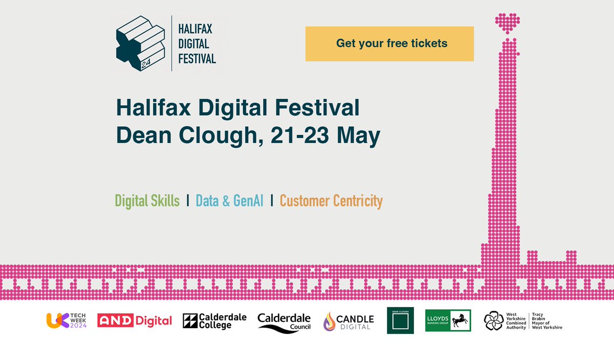 DigitalCalderdale (@calderdigital) on Twitter photo Only one week to go until the Halifax Digital Festival! <a href="/AND_Digital/">AND Digital</a> have done a great job of pulling together digital talent from across Calderdale! Book your tickets now halifaxdigitalfestival.co.uk Only one week to go until the Halifax Digital Festival! <a href="/AND_Digital/">AND Digital</a> have done a great job of pulling together digital talent from across Calderdale! Book your tickets now halifaxdigitalfestival.co.uk