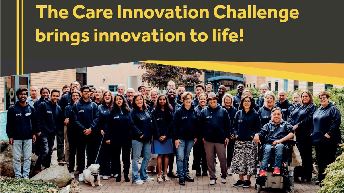 We've received lots of exciting applications already and cannot wait to meet this years challengers! Could you be part of the next cohort bringing innovation to life?

📢The closing date for applications is NEXT FRIDAY so get your application in NOW at careinnovationhub.org.uk 📢