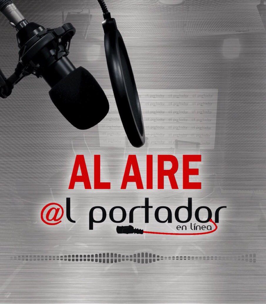 #AlAire🎙 Al Portador con @AleMondras 

📰 ow.ly/ieEF30ouJQV  
📻 ow.ly/BigX30nq6Ok
📻 tun.in/sfo4d
📺 ow.ly/5zuI50z2xPm 
📺 ow.ly/2GXw30rQQjQ