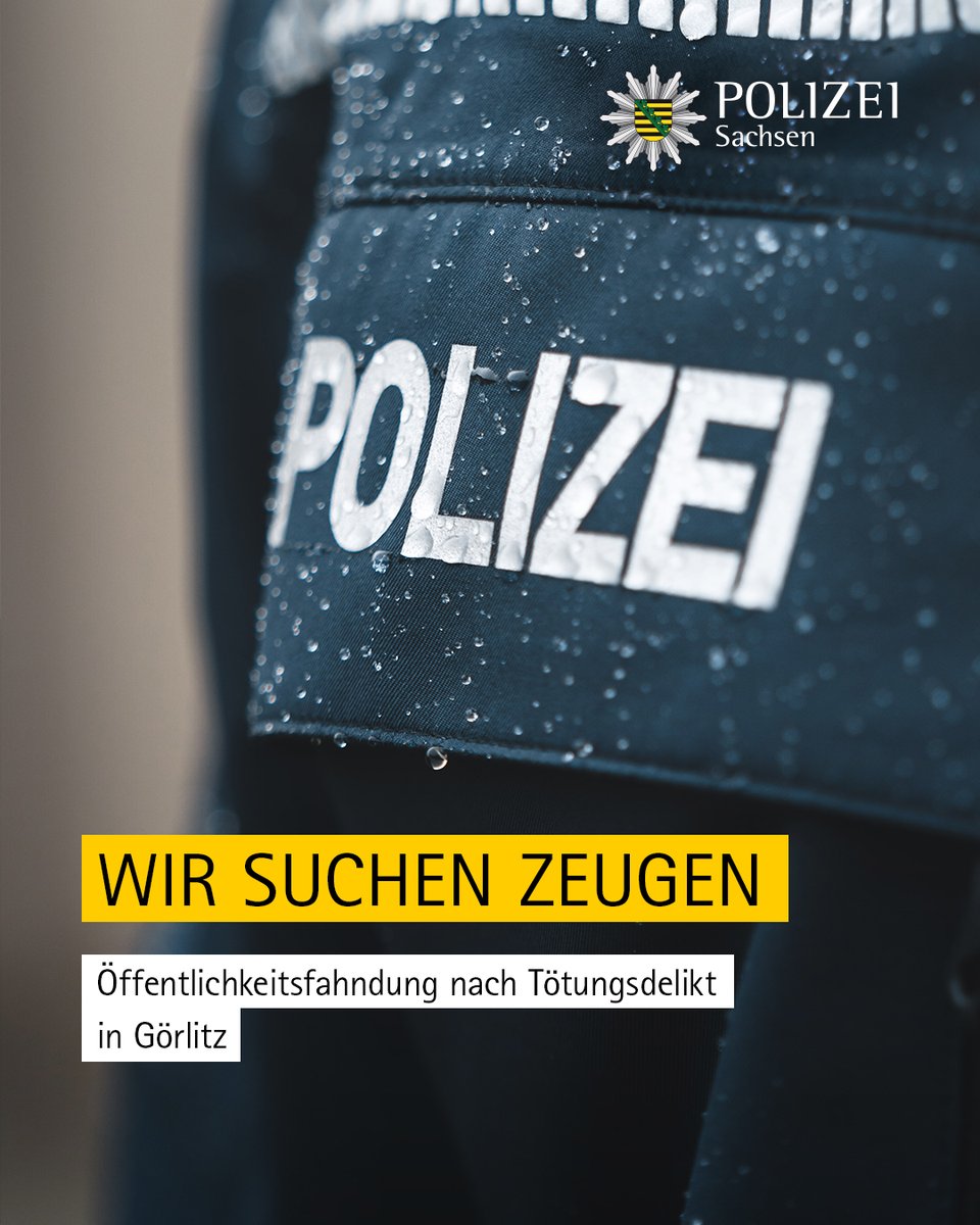 Am 15. April wurde vor einer Hauseingangstür der Melanchthonstr. 41 in #Görlitz ein Mann tot aufgefunden. Die Obduktion ergab, dass er einem Gewaltverbrechen zum Opfer fiel. Wir suchen dringend nach #Zeugen!

Für sachdienliche Hinweise, die zur Aufklärung der Straftat und der…