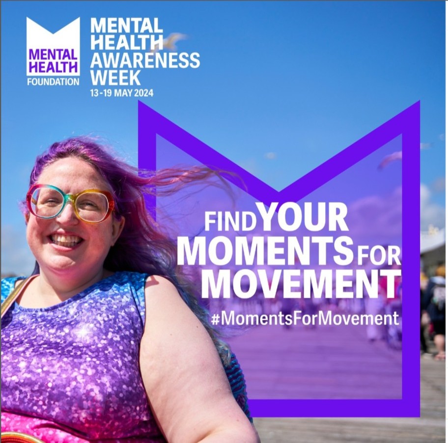 It's Mental Health Awareness Week! Themed 'Movement - Moving More For Our Mental Health' for 2024, check out further details from the @mentalhealth here: mentalhealth.org.uk/our-work/publi…