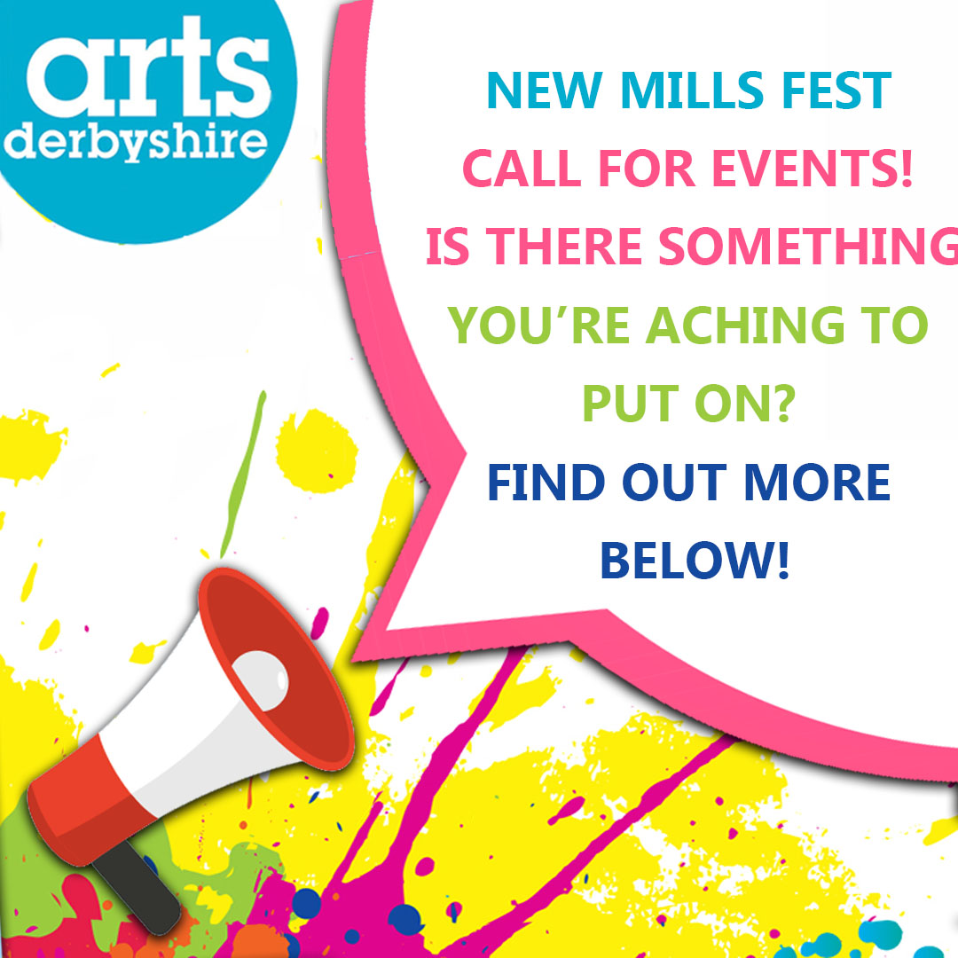 📢 New Mills Festival - Call for events Make and shape New Mills Festival; is there something you want to see, something you're aching to put on? This could be the year! 📅 Deadline: 2 June Find out more on our website👇 artsderbyshire.org.uk/news/whats-on-…