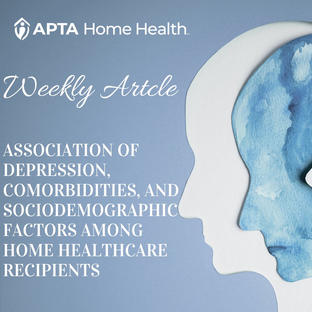 Check out this week's research article: loom.ly/X8ash1M #researcharticle #practice #AHH #APTAHomeHealth #APTA #HomeHealth #HomeHealthPT #HomeHealthPTA #PhysicalTherapy #PhysicalTherapist #PhysicalTherapistAssistant