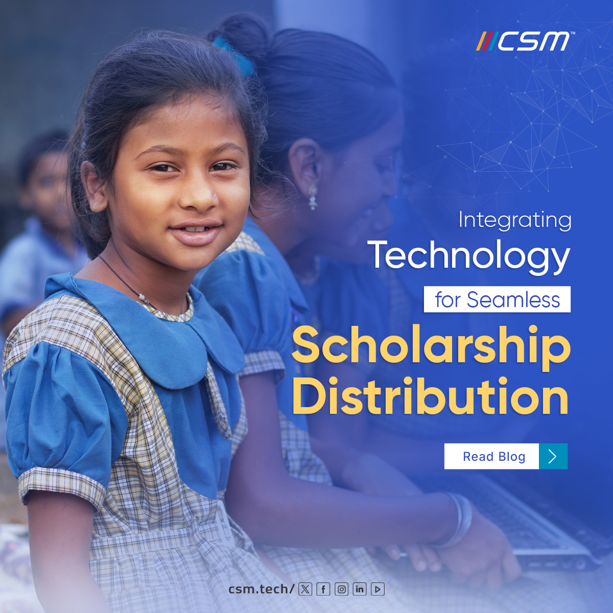 Learn more about how technology can transform outcomes in scholarship management.  

👉Read Blog: bit.ly/3UWHxXH 

#CSMTech #TransformingEducation #SustainableEducation #ScholarshipManagement