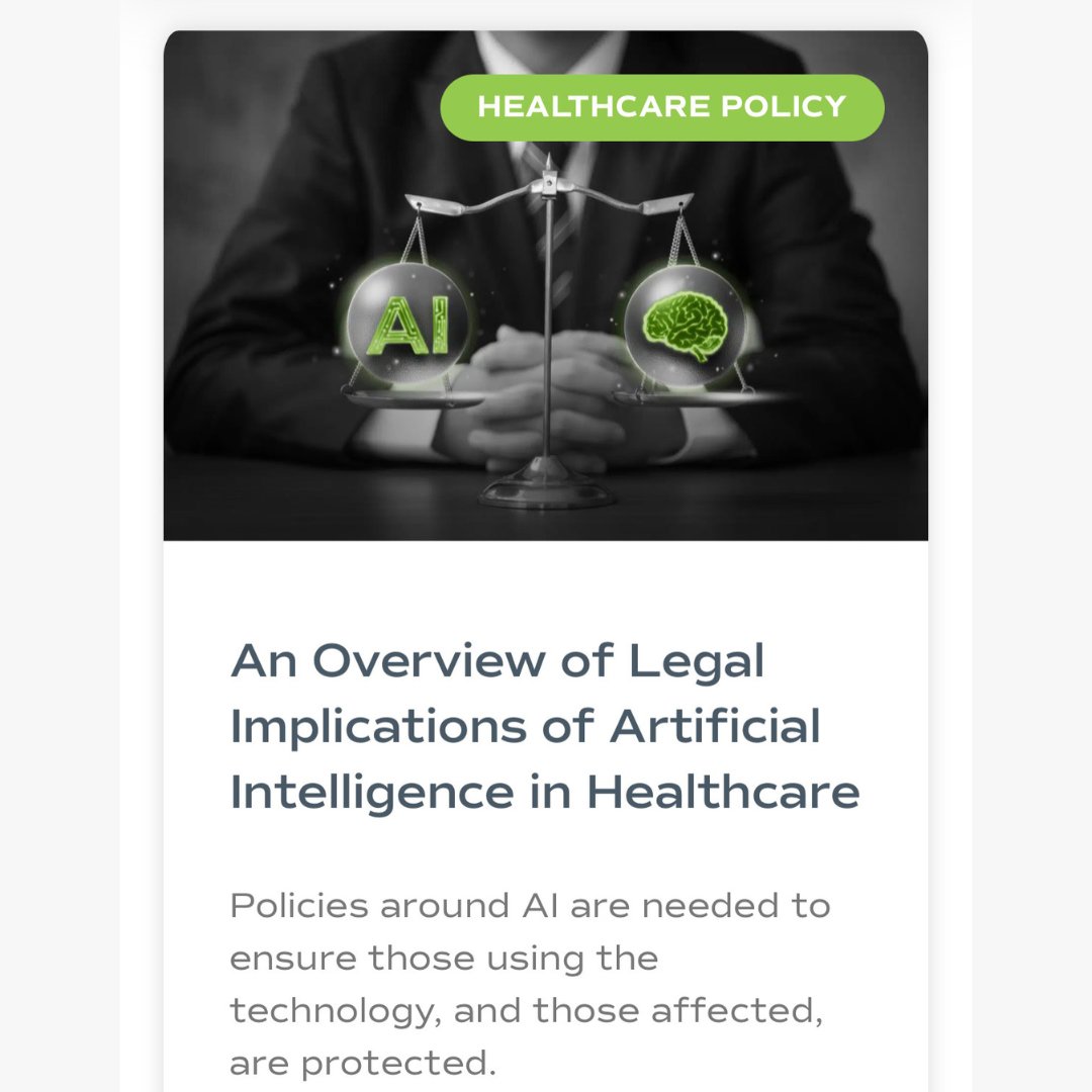 NEW at Langar! The legal implications of AI in #healthcare must be taken into account. AI based #healthtech, AI assistants, backend data processing that uses AI, and the like all must be used with caution and consideration.

Read more at: langarholdings.com/legal-implicat…

#healthcareai