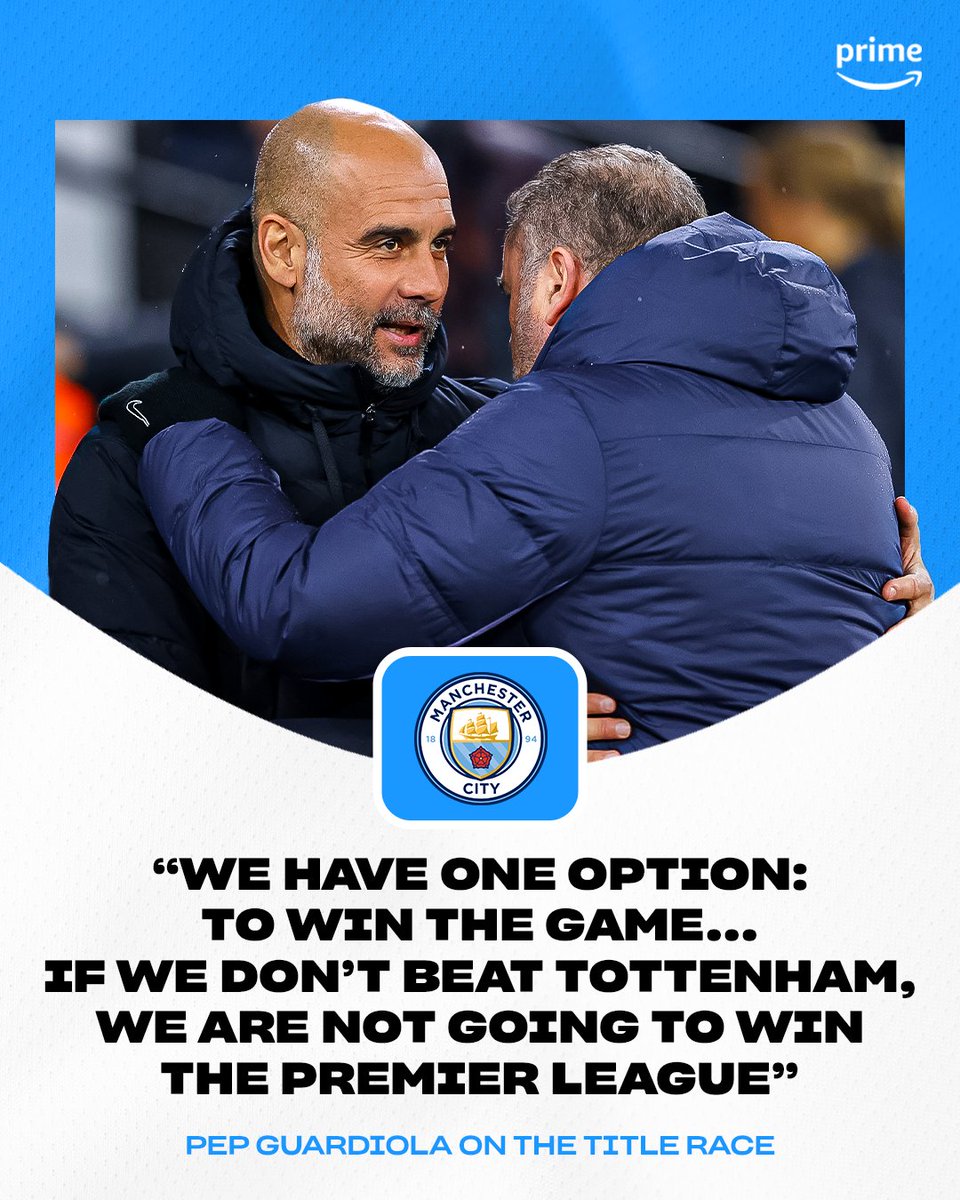 Pep Guardiola outlines the importance of getting three points against Spurs tomorrow 👀 #TOTMCI