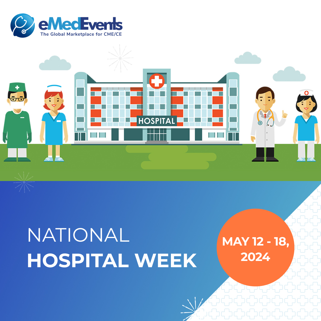 🎉Celebrating National Hospital Week!

From Physicians to Nurses, thank you for your unwavering dedication to caring for our communities.

Stay up-to-date with the best Online CME & Hybrid Events in Hospital Medicine : bit.ly/3QGlKkI

#healthcare #globalCME #eMedEvents