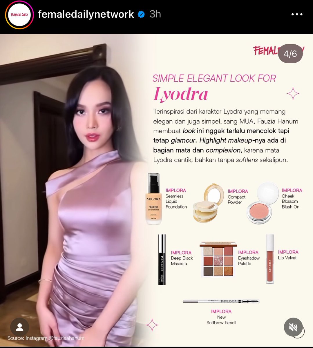 MAKEUP LYODRA "SEMAHAL" INI PAKE IMPLORA SEMUA? PUKUL GUE😩

Ga kalah sama bridesmaid lainnya yang foundation nya minimal Charlotte Tilbury 😭