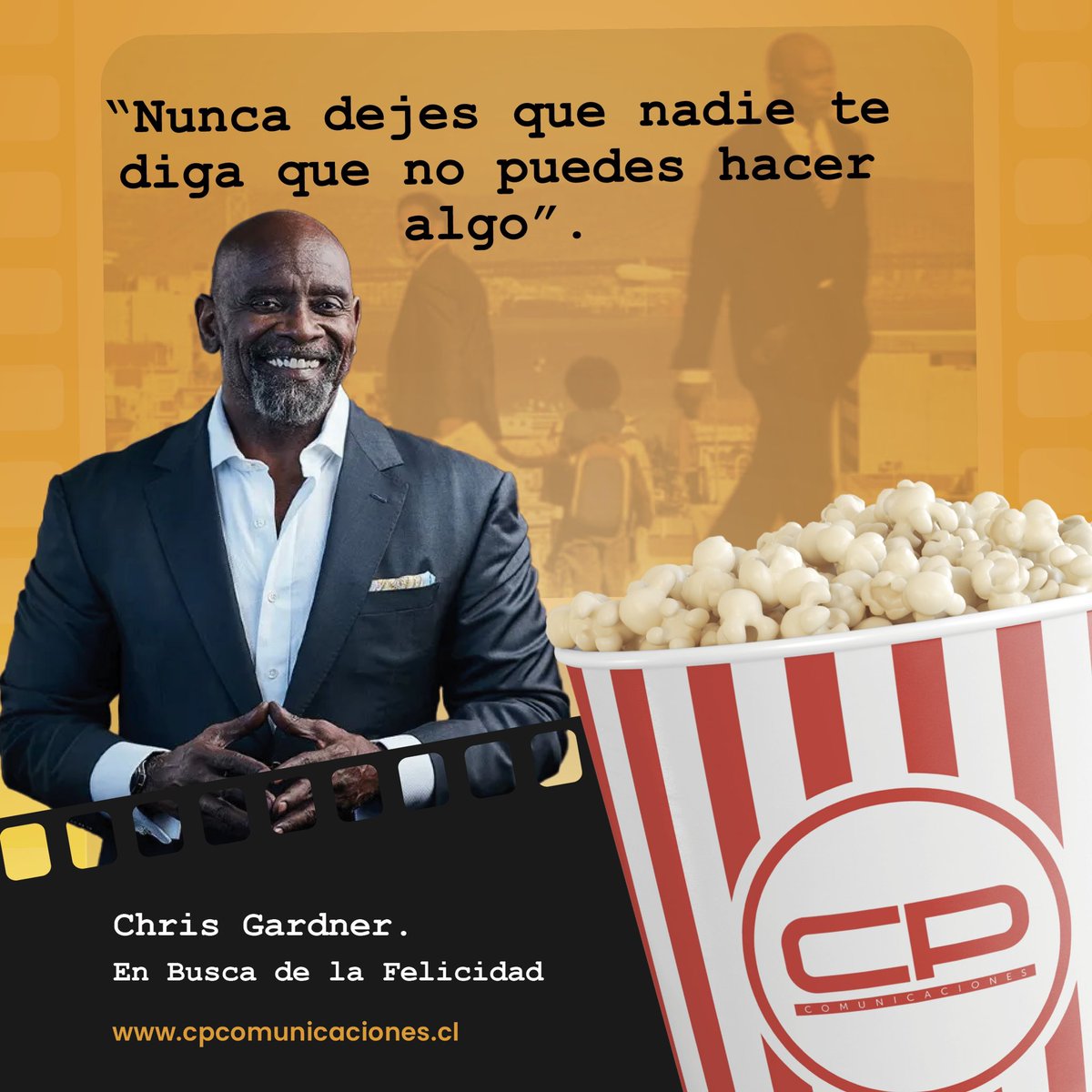 ¡En CP Comunicaciones te invitamos a descubrir tu Inspiración Semanal! 🌟

Dale un impulso a tu día con nuestra frase motivacional de los lunes. 🎞

Descubre la sabiduría de aquella película 🎬 que puede cambiar tu perspectiva y encaminarte hacia el éxito. 🌈

¡Acompáñanos en